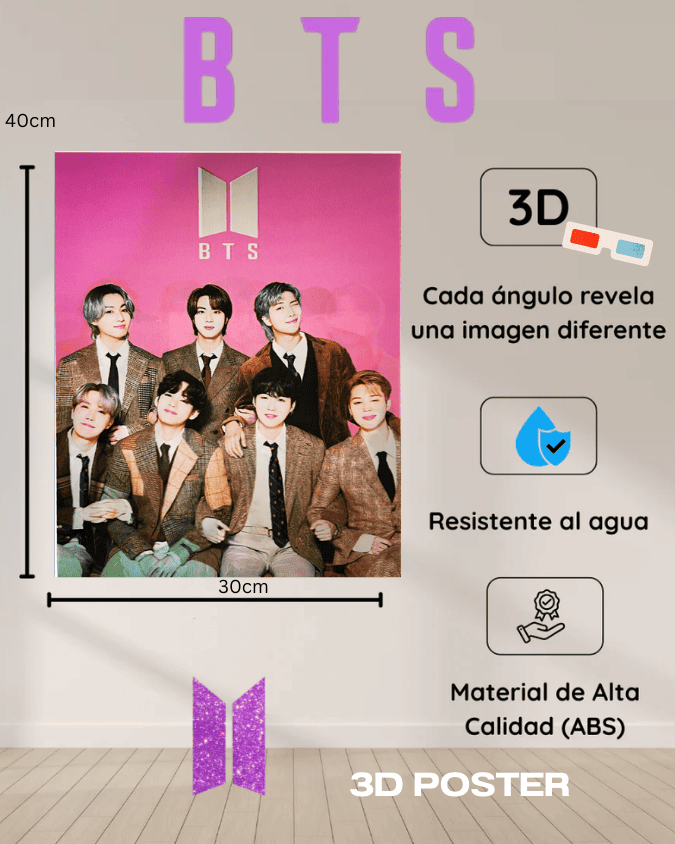 BTS - 3D POSTER