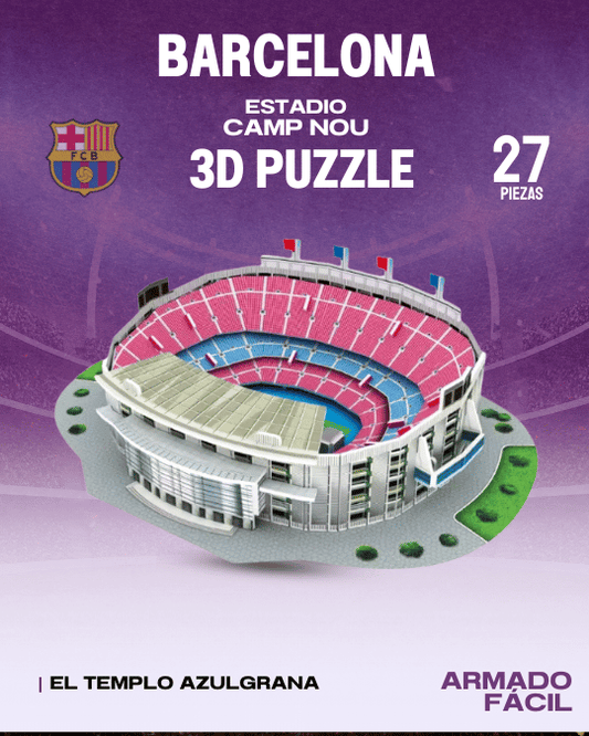Estadio Camp Nou - 3D Puzzle