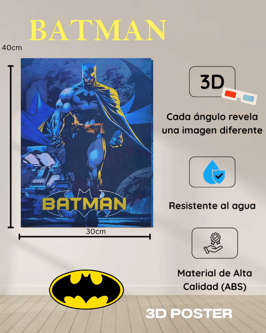 BATMAN - 3D POSTER