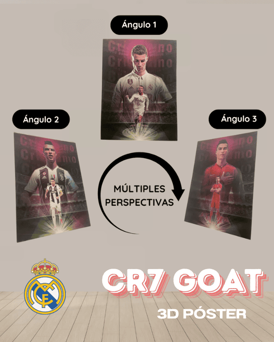 CR7 GOAT - 3D POSTER