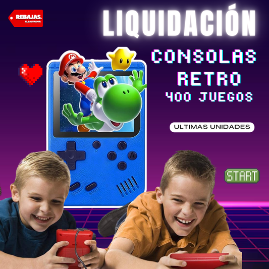 Mini Consola Retro Game | 400 Juegos