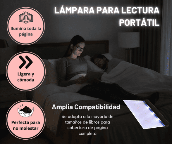 LÁMPARA PARA LECTURA - PORTÁTIL